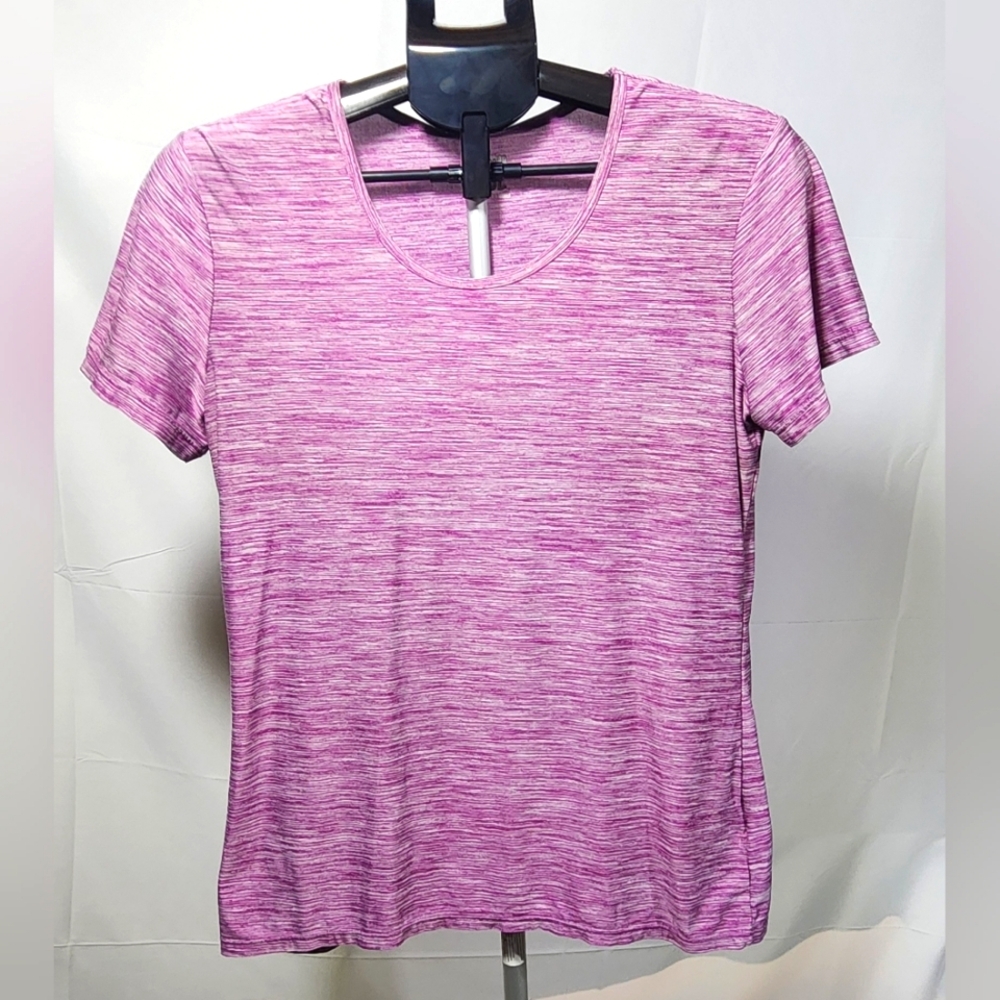 🌸 3/$25 🌸 32 Degrees Women's Purple Fitted Short Sleeve T-Shirt-Size L